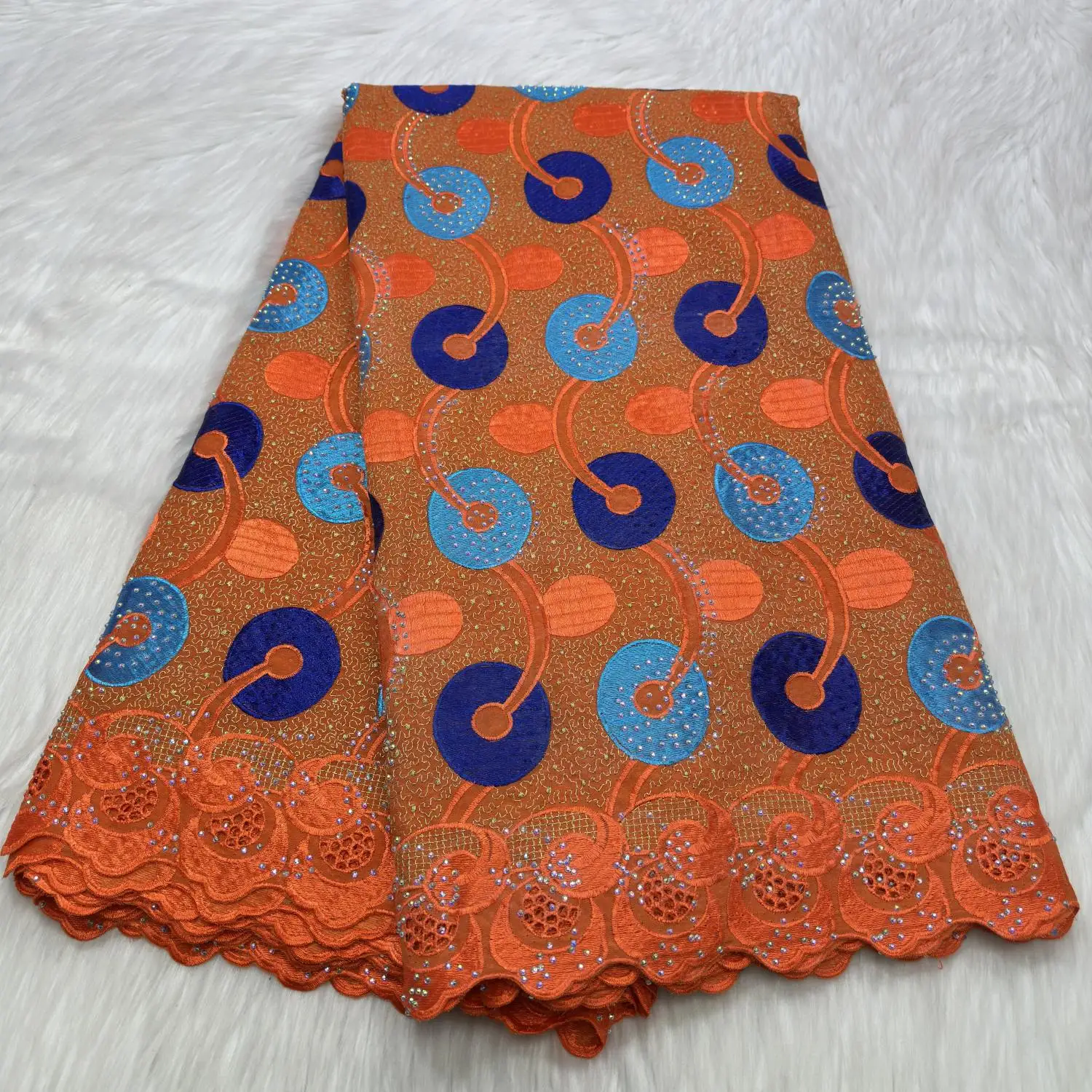 

5 ярдов, швейцарская хлопковая вуаль, кружевная ткань, элегантная вышивка, африканский 100% хлопок, популярный стиль Дубая, материал для вечеринки, XX59-4