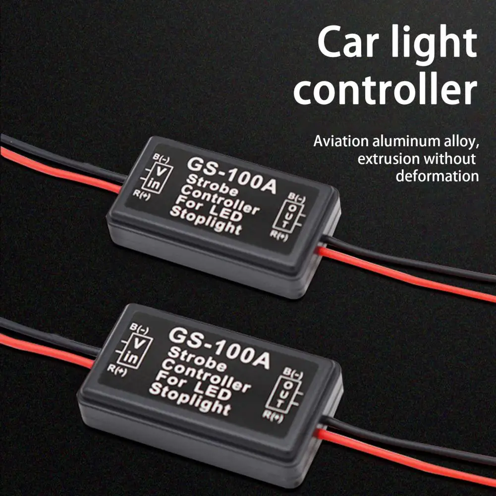 

Oxidation Frosting Process Car Light Controller 6-30V DC Reminder Useful LED Stoplight Strobe Controller Relay Harness