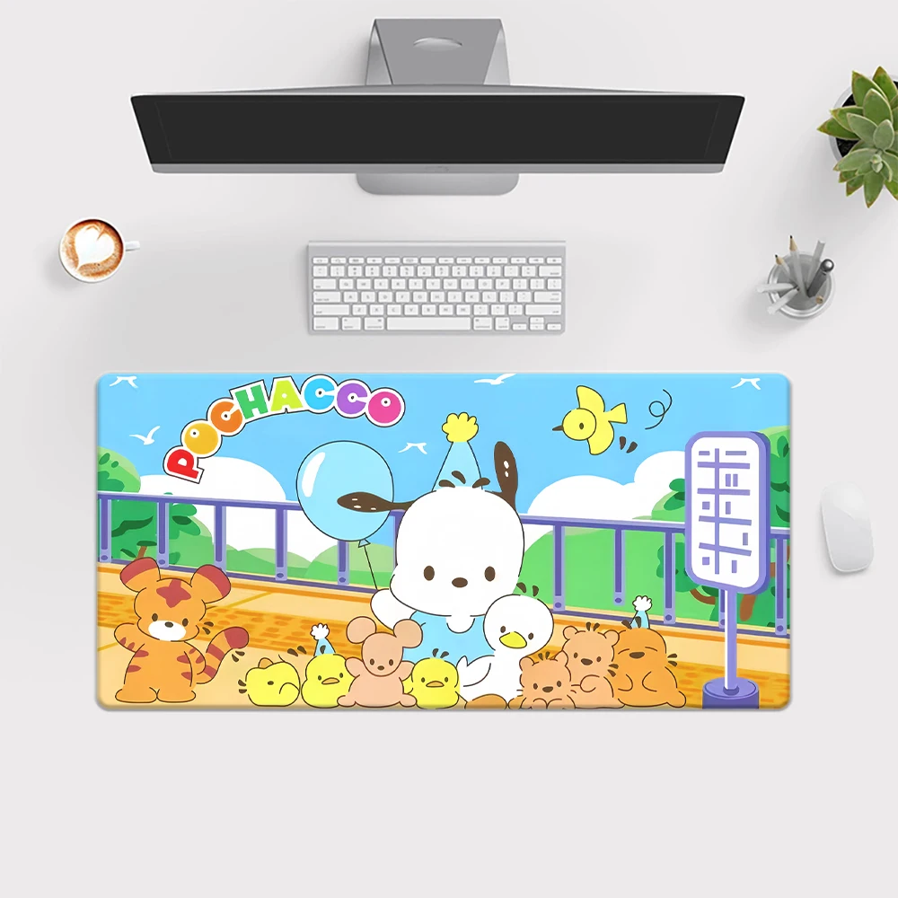 Pochacco Mouse Pad Keyboard Gaming Accessories Mouse Mats Game Office Computer PC Gamer Laptop Desk Mat