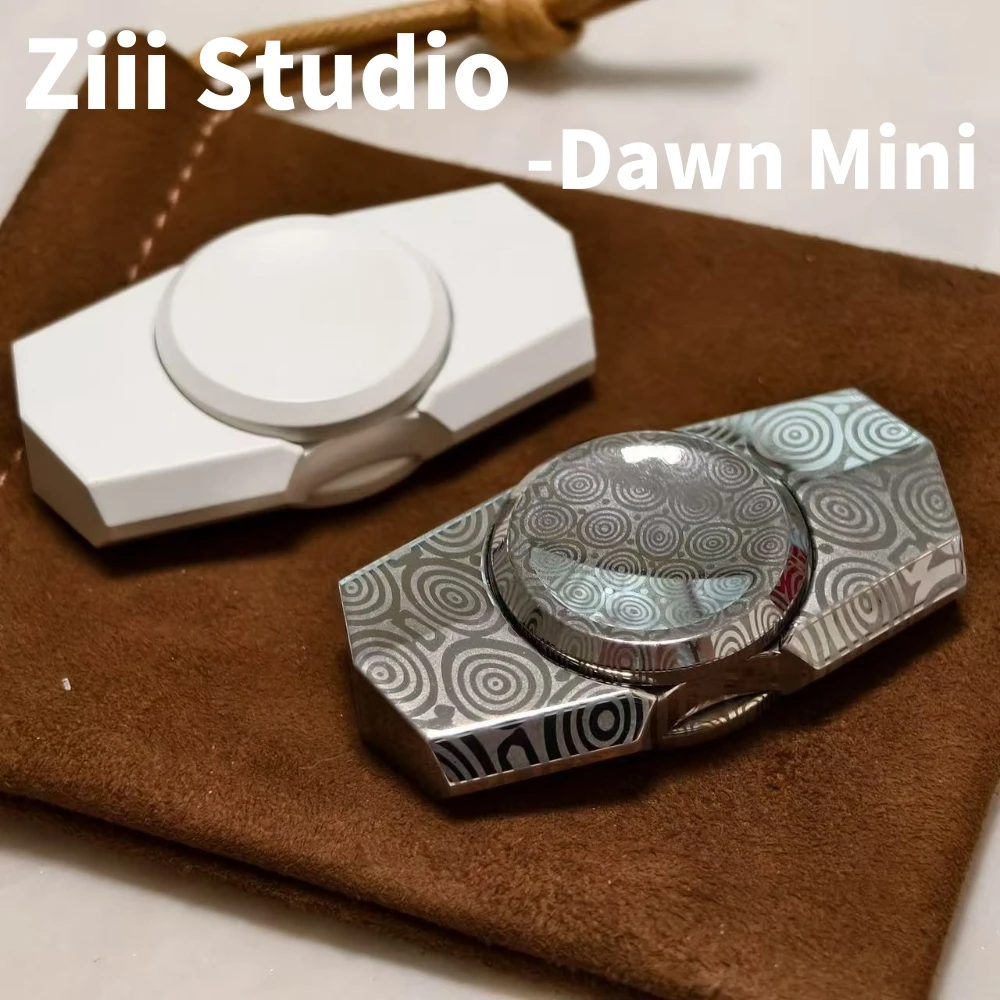 Ziii Studio Dawn Mini Fidget Spinner Zweiklingen Gyro Fidget Spielzeug für Erwachsene Antistress Neuheit Spielzeug Original Spinner