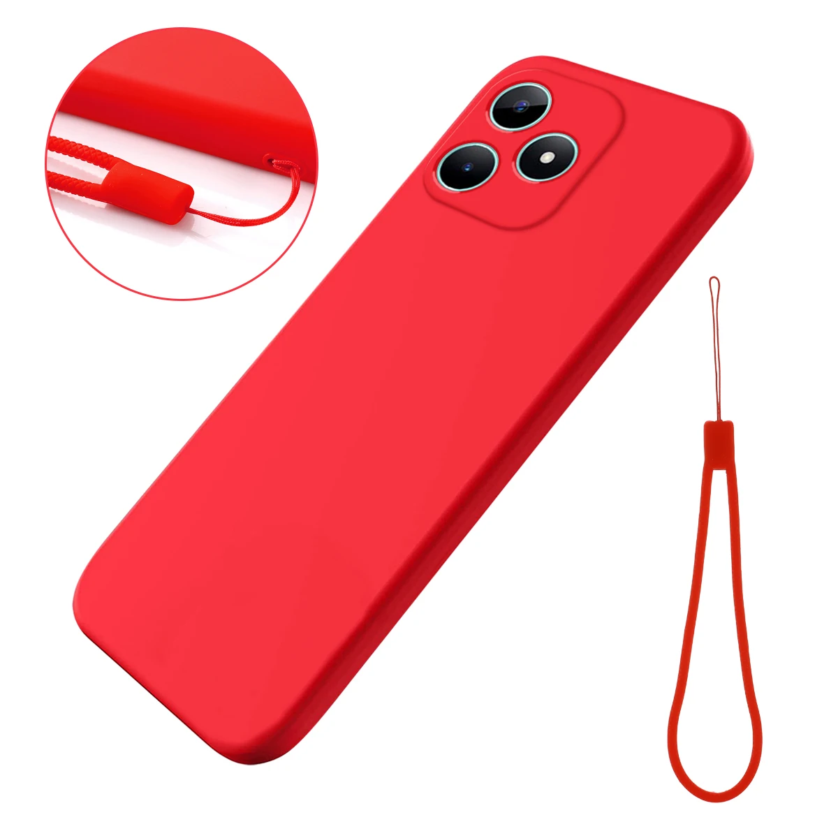 Silicone Case For ZTE Axon 60 Lite Skin-feel Ultra-thin Soft Anti-fall Cover For ZTE Axon60 Lite Shockproof Bumper