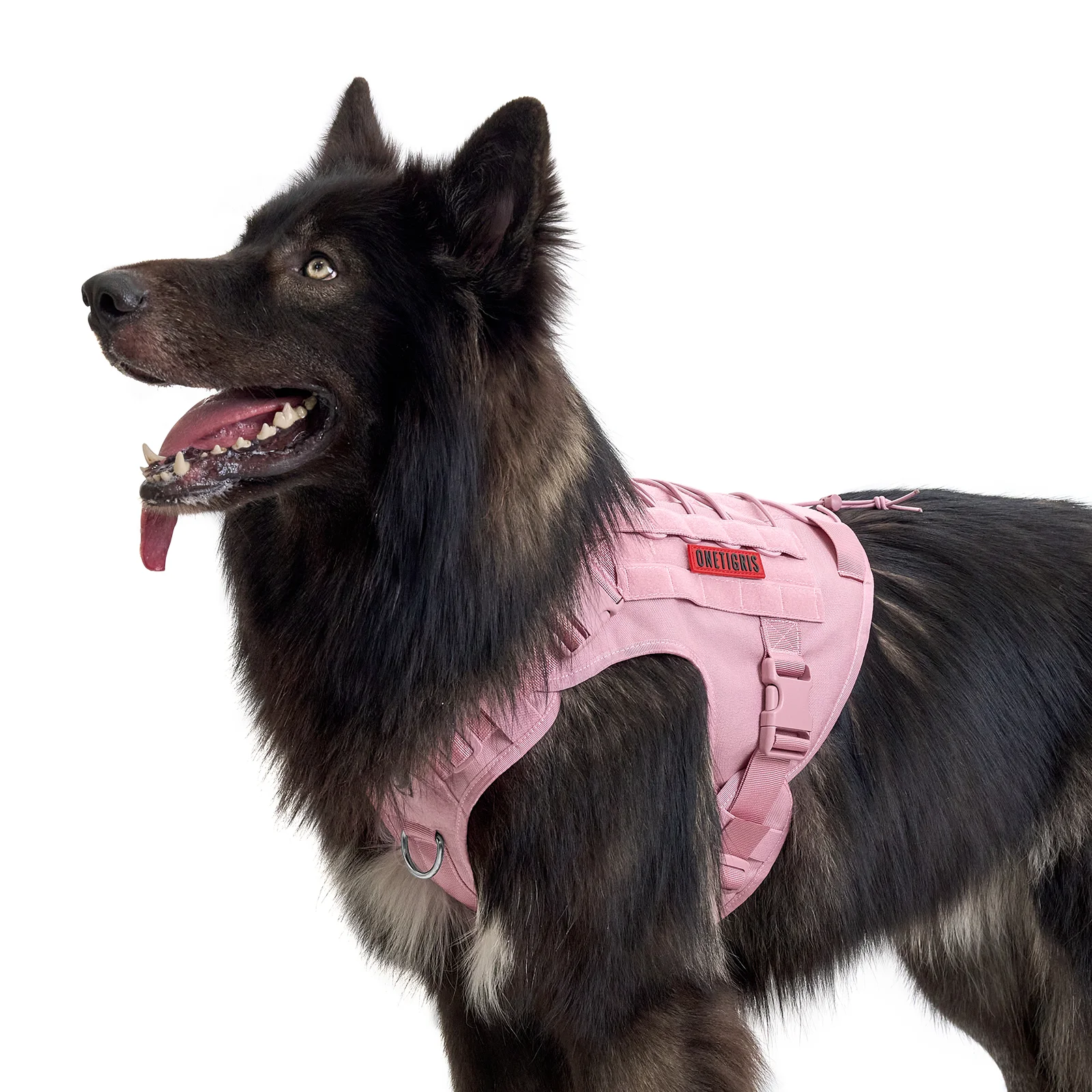 

OneTigris FIRE WATCHER Dog Harness 2.0, Tactical MOLLE Patrol Dog Vests for Small and Large Dogs for Training Outdoor Activities