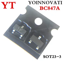 100pcs/lot BC847B BC847 1F SOT23 IC best quality.