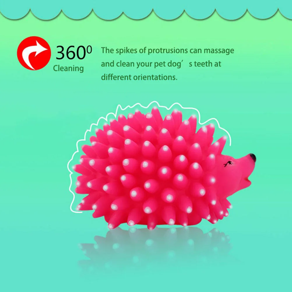 

1pc Little Hedgehog Pet Dog Toys Cartoon Sound Squeaky Toys Chew Bite Toy Pet Supplies for Pets