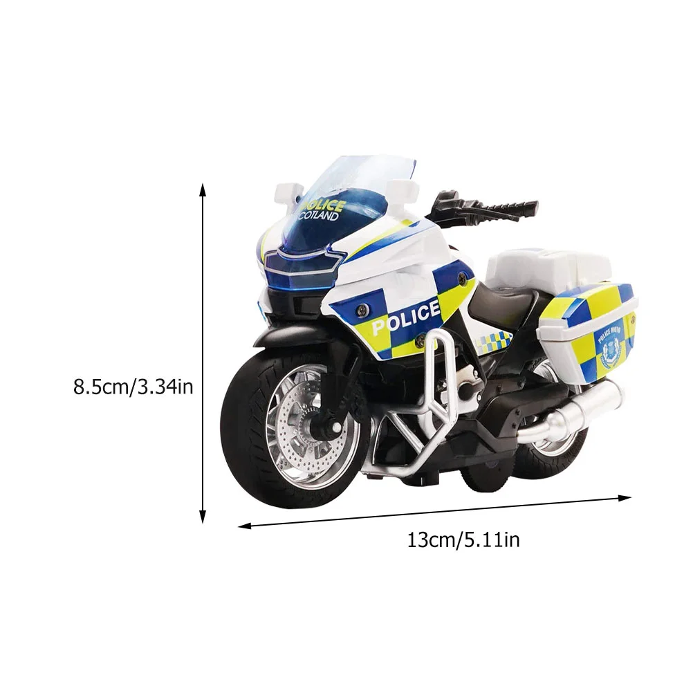 Men's Racing Educational Toys Cartoon Push Motorcycle Pull-back for Preschool Friction Powered Mini