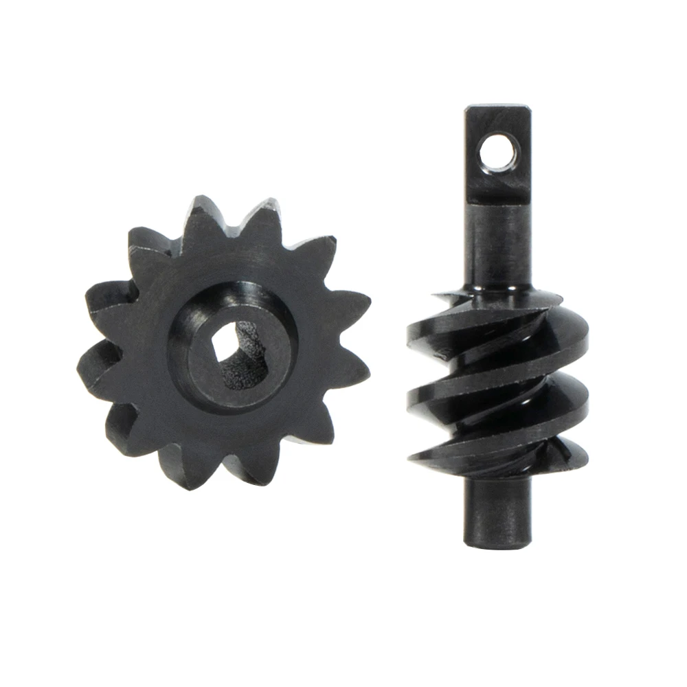 Hardened Steel Overdrive Worm Screw Worm Gear 12T 13T 14T 16T for 1/24 RC Crawler Axial SCX24 Diff Axle Optional Upgrade Parts