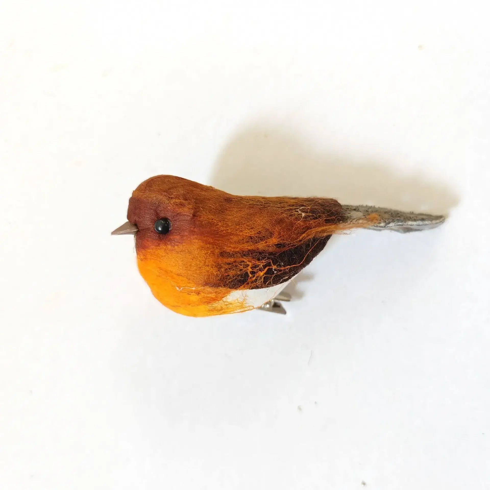 Robin Birds Decoration Artificial Figurines Feather Bird Craft Ornament Simulation Outdoor Garden Ornaments Decoration