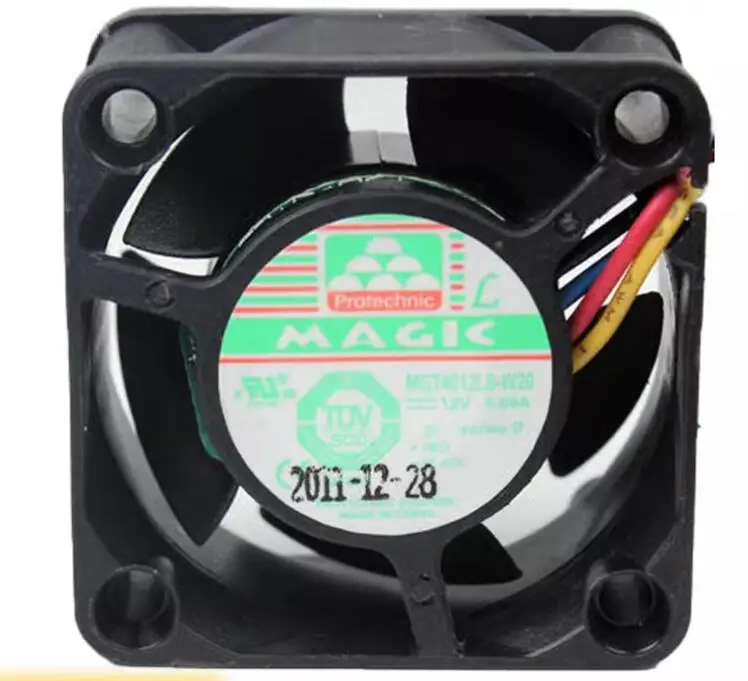 

Magic MGT4012LB-W20 DC 12V 0.08A 40x40x20mm 4-Wire Server Cooling Fan