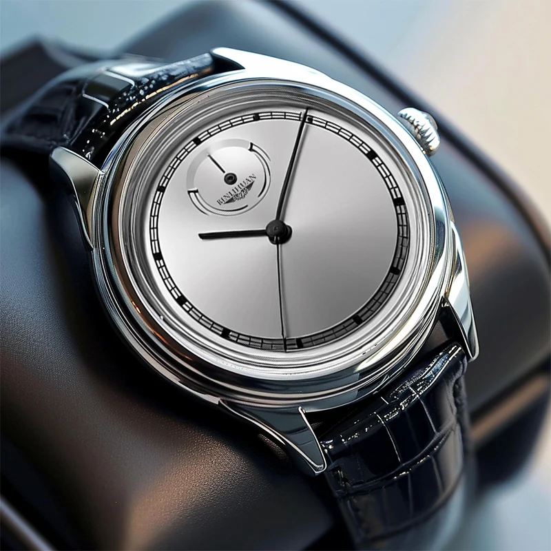 Luxury Men's Watch New Fashion Casual Watch Men's Leather Wristwatch Stainless Steel Waterproof Clock Gift Reloj Hombre