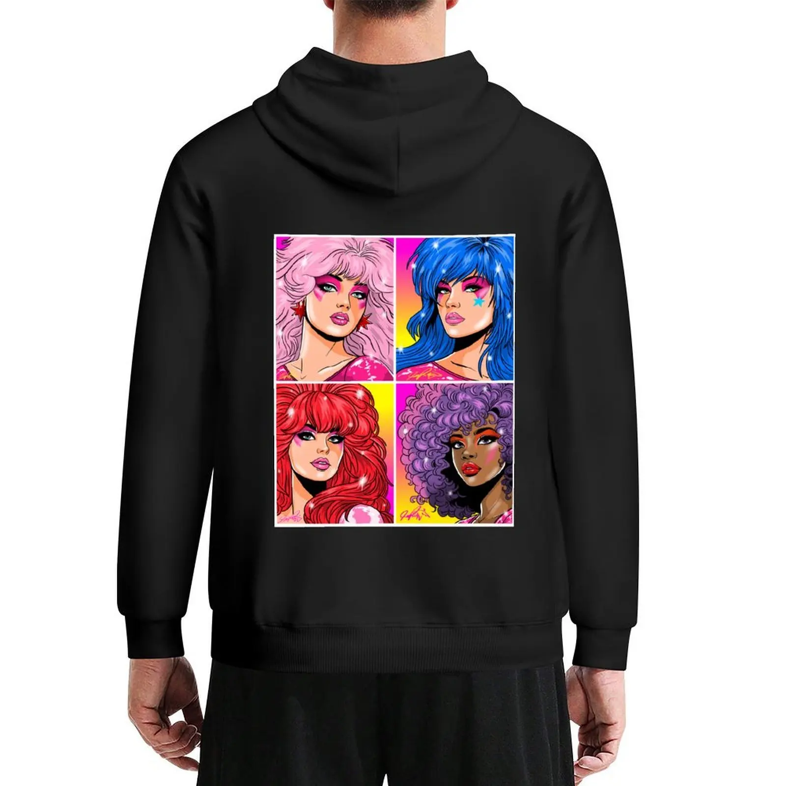 

Jem and the Holograms Hoodie korean style clothes blouse japanese style men's autumn clothes hoodie streetwear