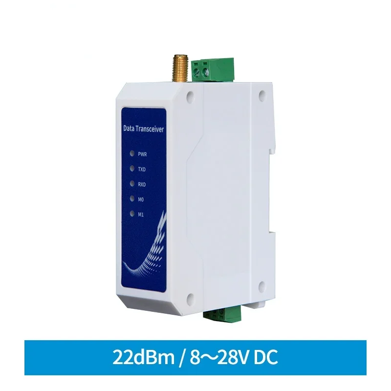 

SX1268 RS485 Wireless LoRa Modem 22dBm 5km Long Range SMA-K AC85～265V/DC8～28V Din Rail E95-DTU(400SL22-485) XHCIOT