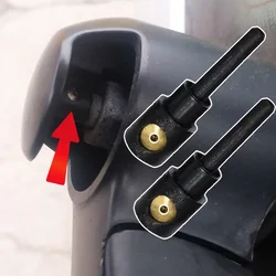 2PCS Black Car Rear Windscreen Wiper Nozzle Washer Jet For VW Golf Mk4 2000 2001 2002 2003 3B9955985A 3B9 955 985 A New
