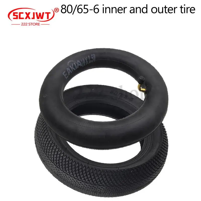 Pneu gonflable extérieur 80/65-6 pouces pour Inokim Kugoo M4 G1 Dualtron VICTOR EAGLE Speedway 4 Zero 10X