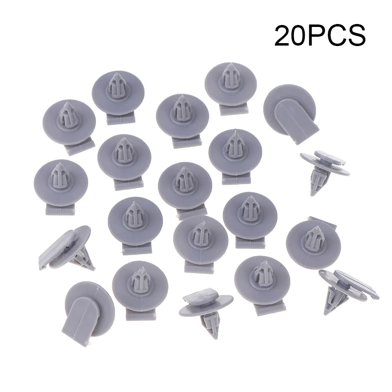 20pcs Auto Wheel Arch Trim Clips Fasteners Grey Retainers For Mini Cooper R50 R52 R53 R56 F56 Car Interior