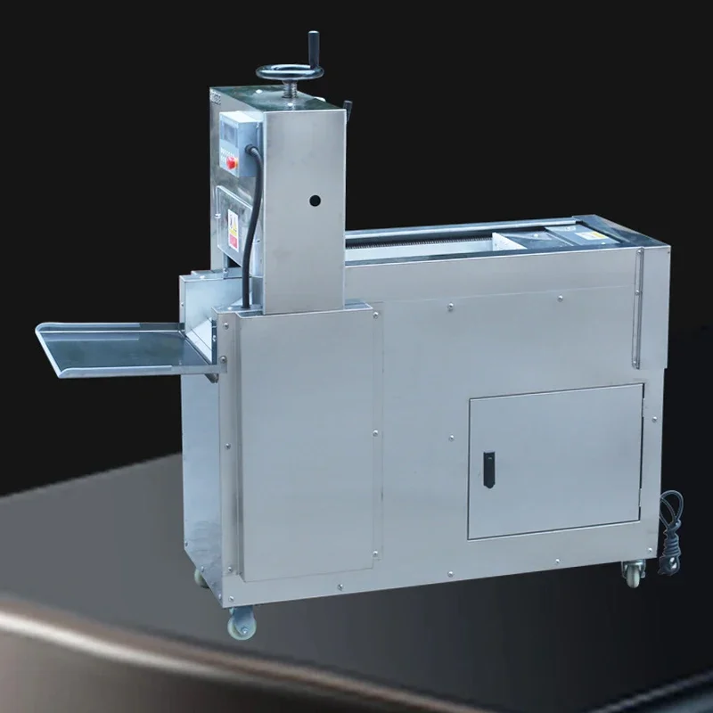 Rvs Schapenvlees Rollen Cutter Commerciële Elektrische Vlees Snijmachine CNC Single Cut Lam Rundvlees Roll Maken Machine