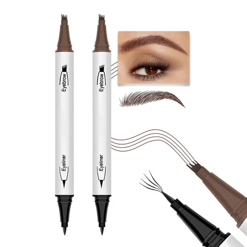 Magic Eyebrow Pen Long Lasting Waterproof Makeup Contouring Pen Fine Stroke Creates Natural Effect Women Beauty Cosmetics 2024