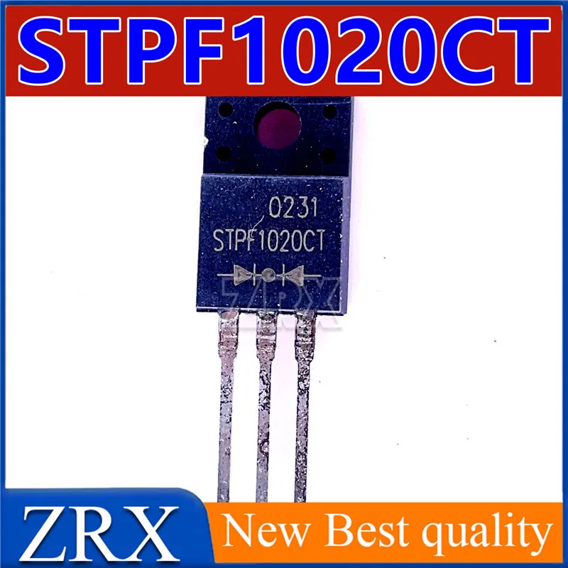 신제품 수입 오리지널 STPF1020CT TO-220F 빠른 복구 다이오드, 10A, 200V, 5 개/로트