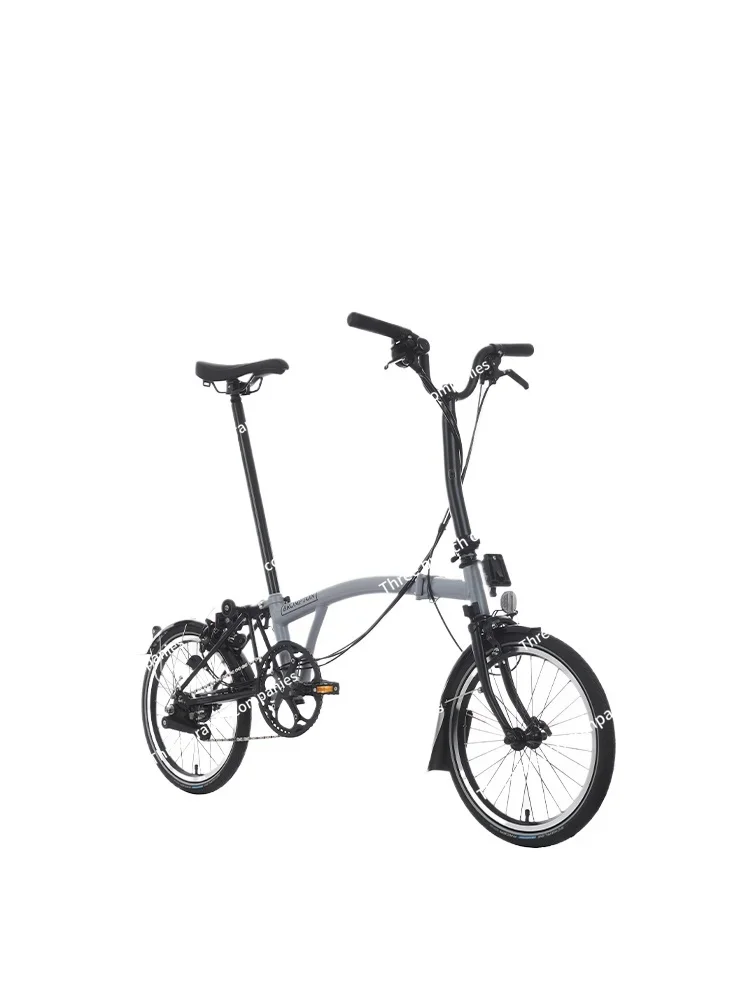 Small Cloth C Line Soft Gray M Handle/S 6-Speed L Version Lightweight Portable Folding Bicycle