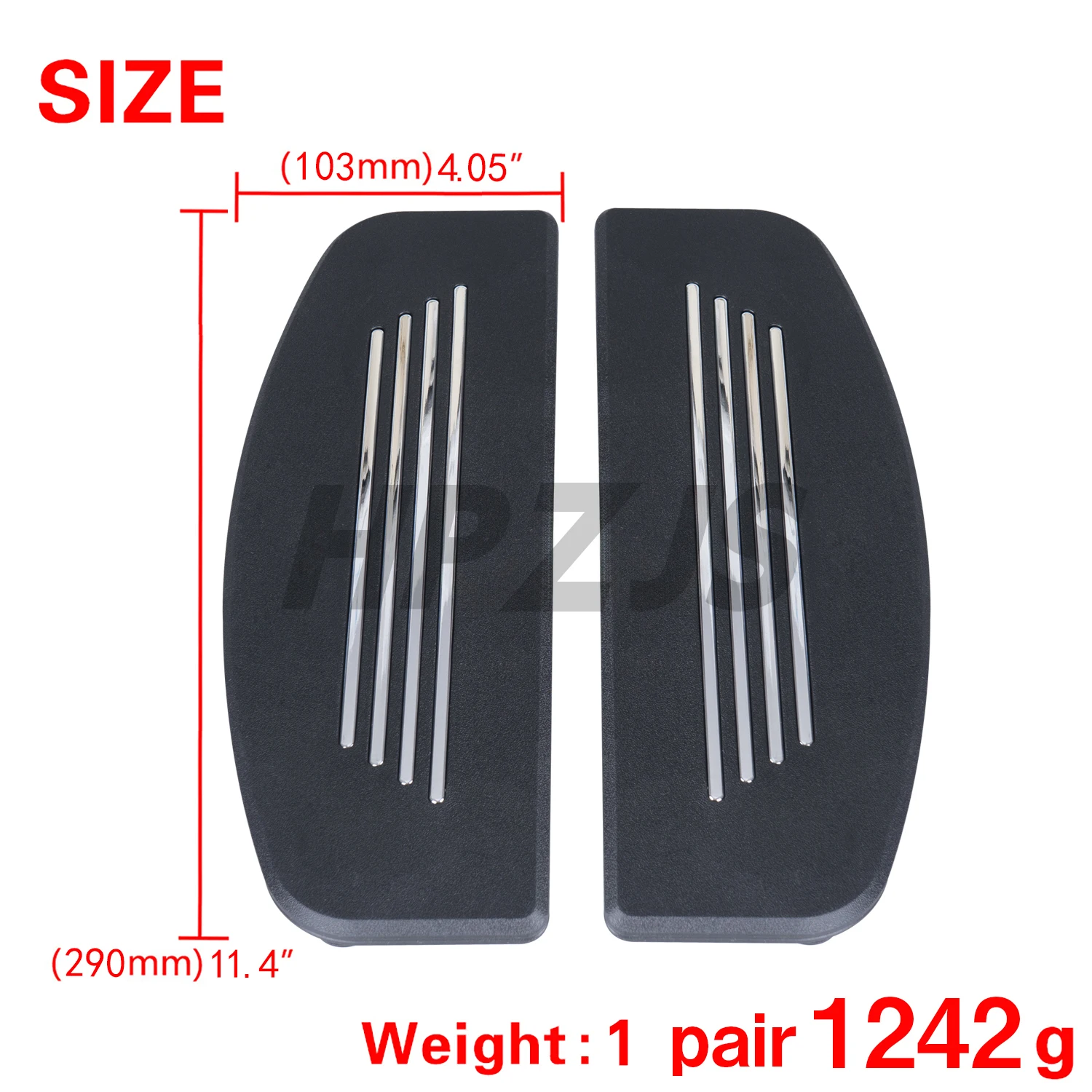 لدراجة نارية هارلي بجولة الطريق الملك إلكترا الطريق شارع الإنزلاق الأسود عدم الانزلاق المطاط رايدر إدراج لوح الأرضية مسند القدم