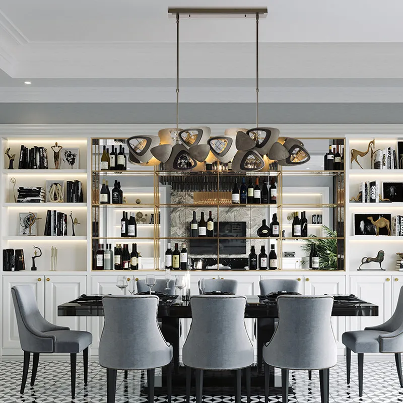 الحديثة شخصية مطعم الفاخرة قلادة ضوء غرفة المعيشة غرفة نوم المطبخ جزيرة مصمم الديكور الفني مصابيح متدلية