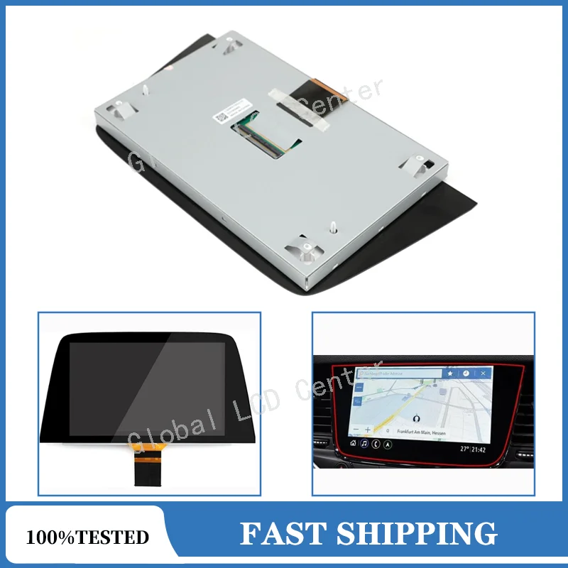 Original 8 inch Replace Touch Screen with LCD Display LQ080Y5DZ10 For OPEL Vauxhall Astra k Car DVD GPS Navigation 2017 2016