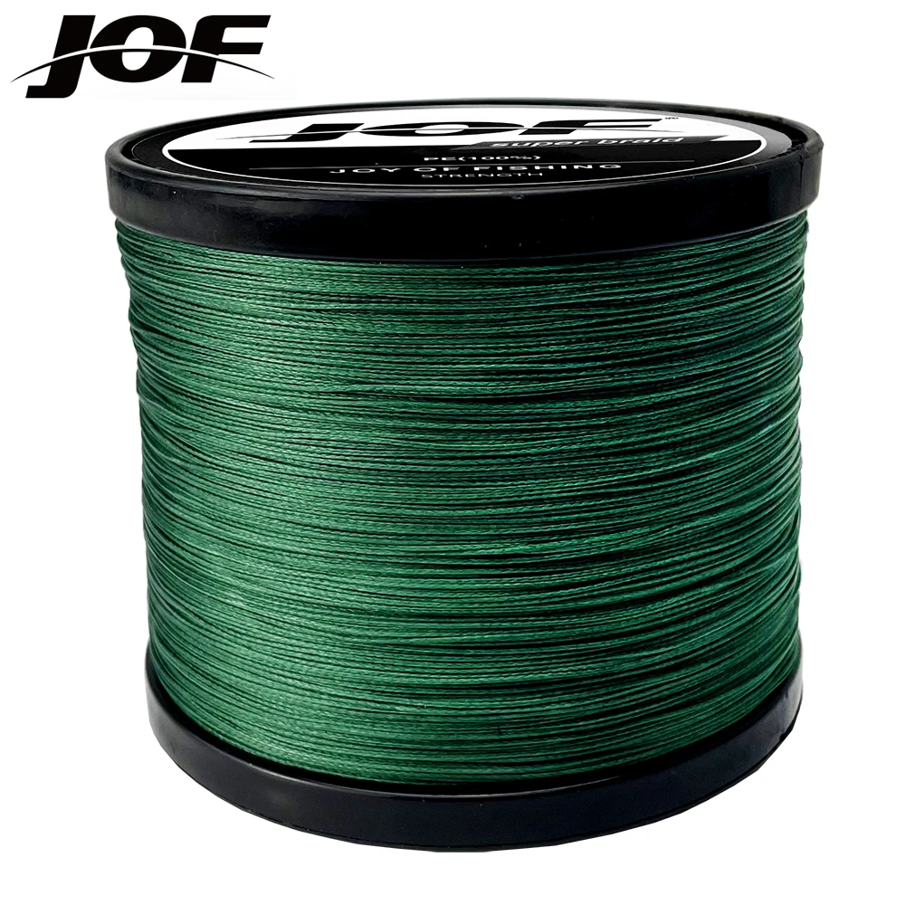 JOF 4 Strands Braided Fishing Line Multifilament 300M 500M 1000M Carp Fishing Japanese Braided Wire Fishing Accessories Pe Line