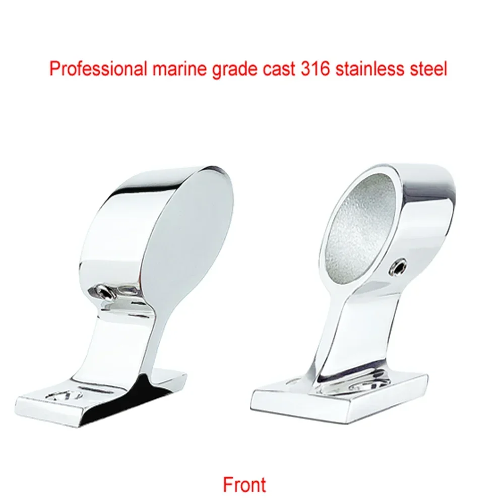 1pc Angles 316 Stainless Steel Boat Hand Rail Fitting Marine Railing Support Bracket Tube Stanchion Hardware Yacht Accessories