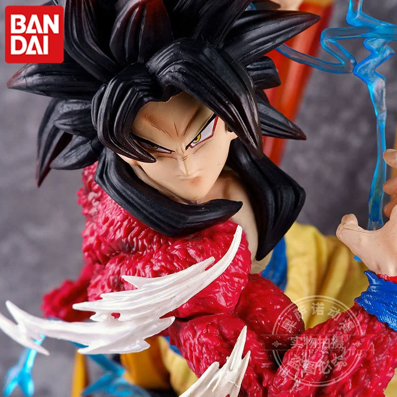 Dragon Ball Ls Dragon Boxing Super Four Son Goku Action Figures Animation Double-headed Carved Dragon Scene Statue Model Toy