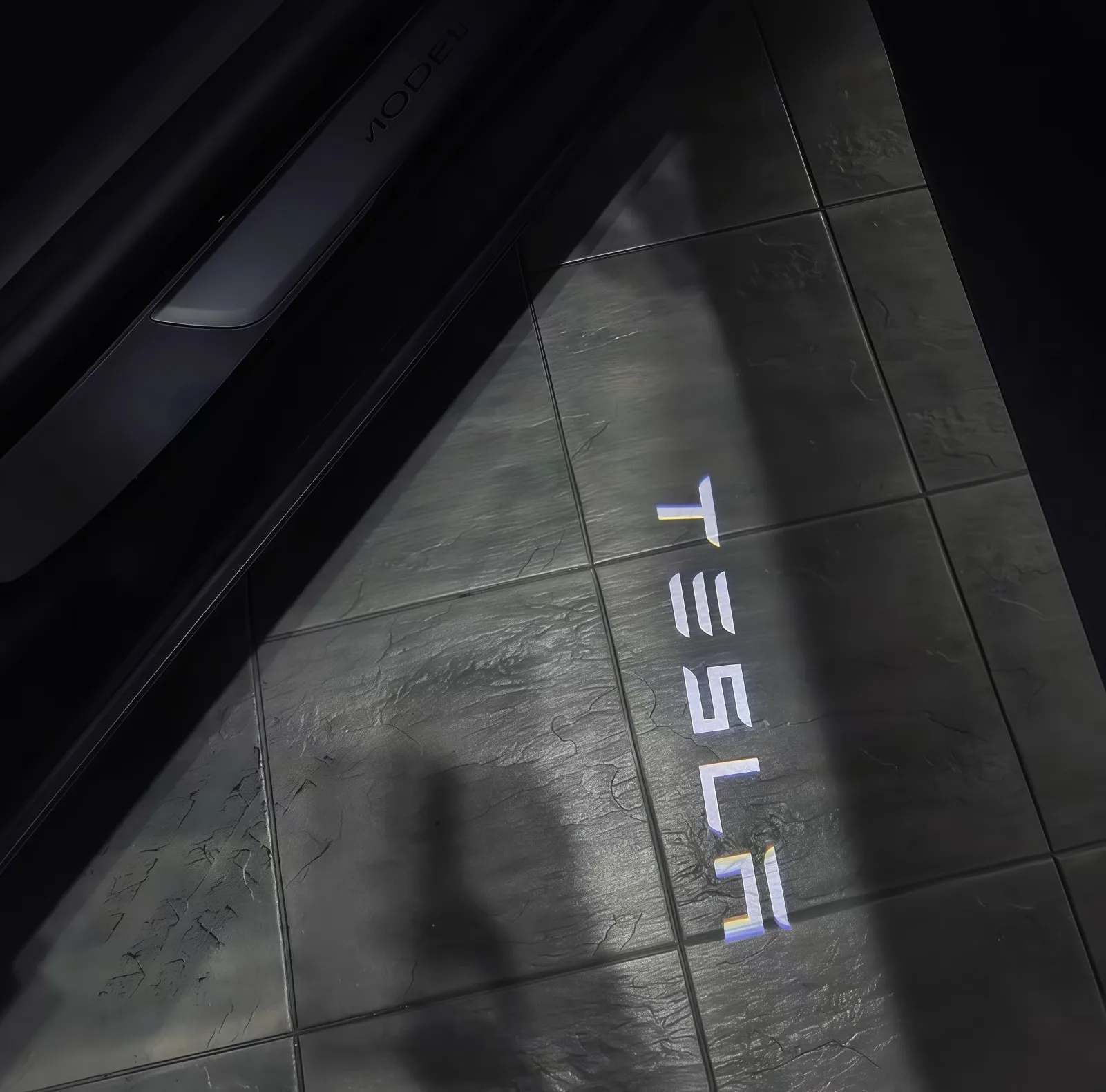 HD 2X LED Car Door Projector Welcome Light For Tesla Accessories Model Y RWD 2025 Model 3 S X 2020 2021 2022 2023 2024 2025 2026