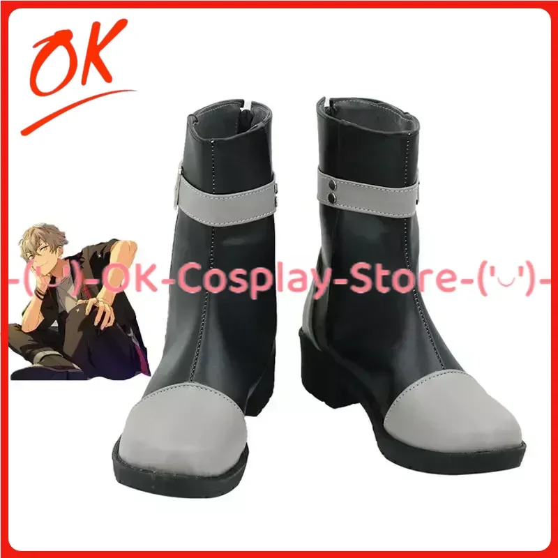 

[Customized] Ogami Koga Cosplay Shoes Game Ensemble Stars Anime Roleplay Prop Halloween Carnival Party PU Leather Boots