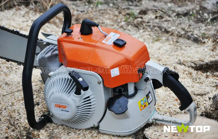 منشار سلسلة 070 من الشركة المصنعة 105cc بمقبض علوي آلة منشار خشب قوية لقطع الأشجار الكبيرة #3