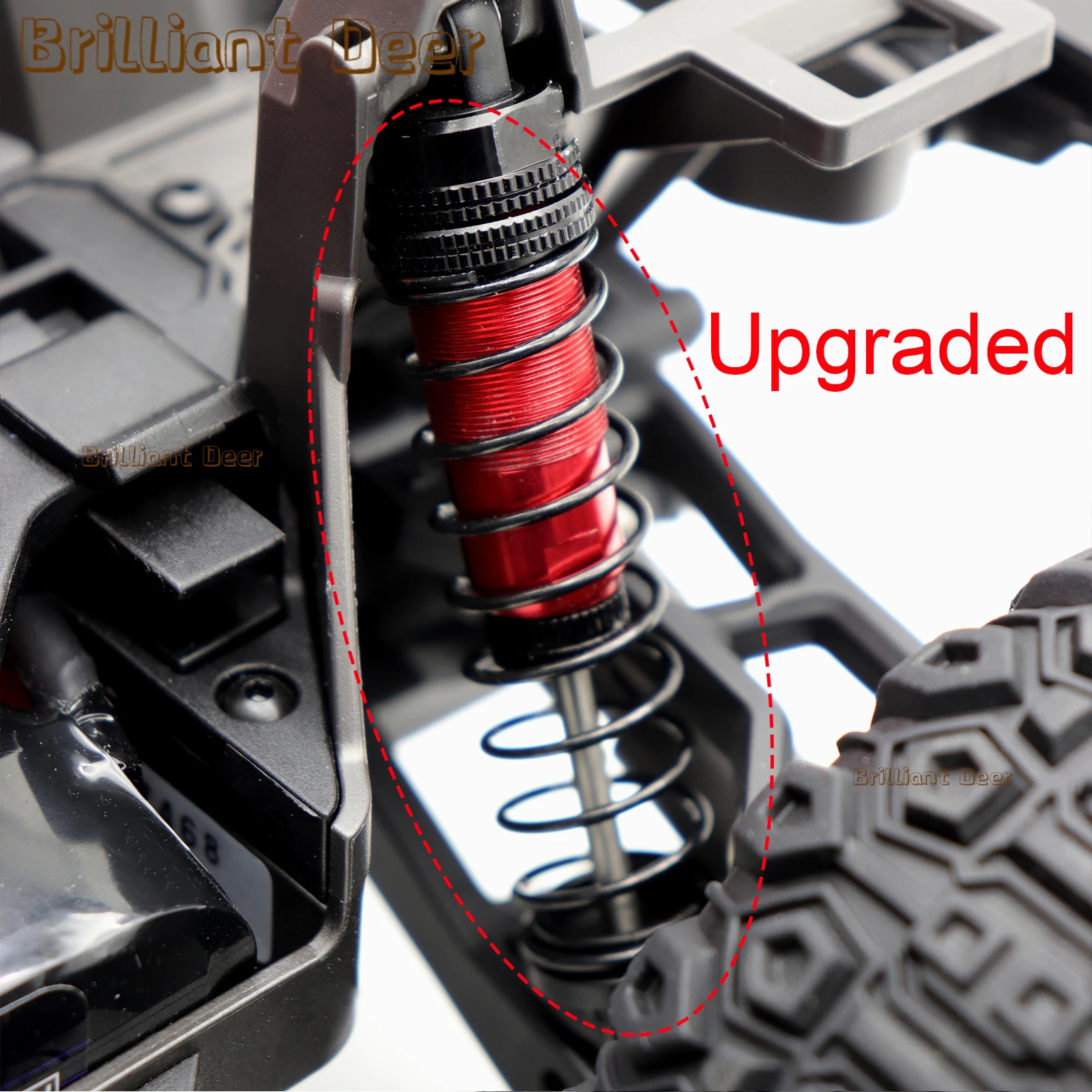 ممتص الصدمات المعدني المزيت لشاحنة Traxxas Trx4 1/10 MINI MAXX RC - ملحقات بديلة وترقية