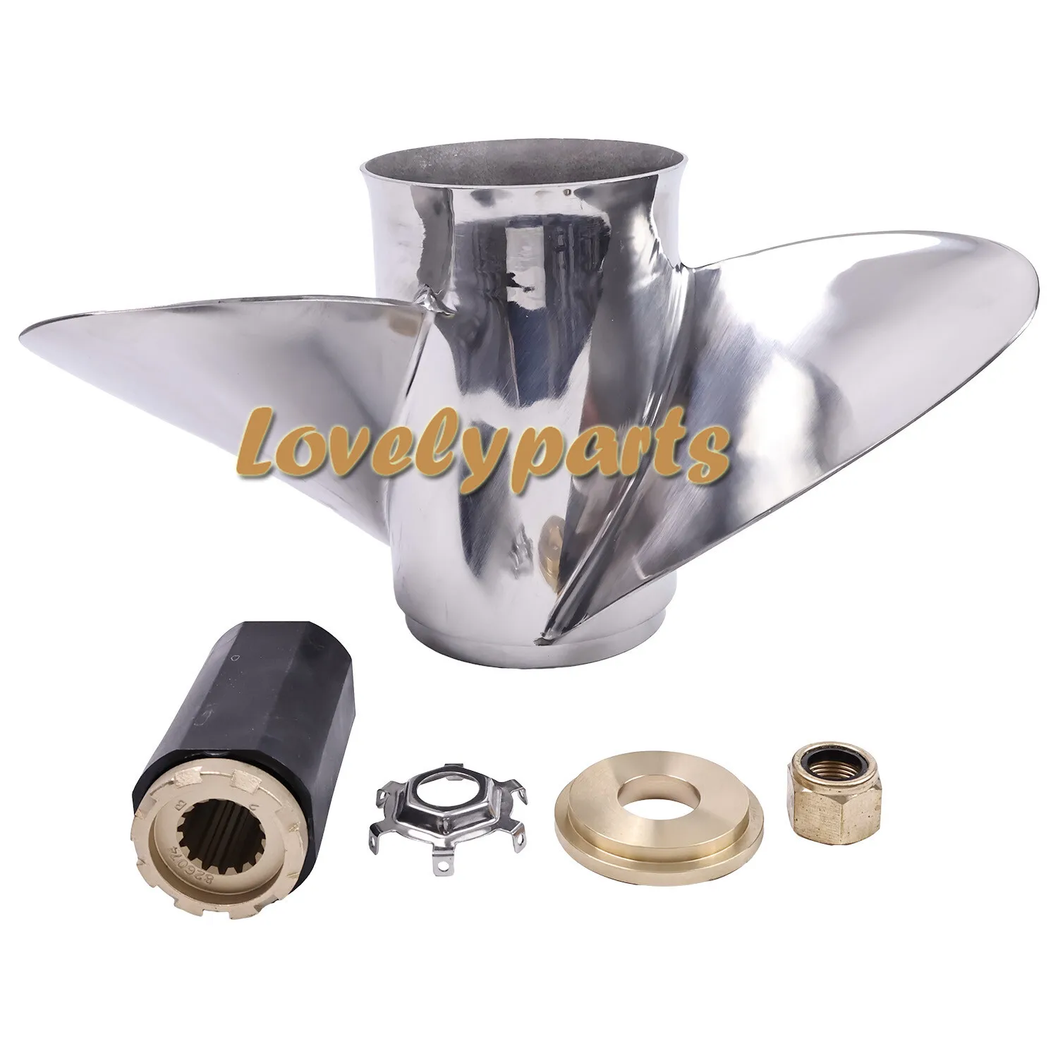 Impeller 48-8M0151384 For Mercury Tempest Plus Propeller 14 5/8 x 23 Pitch Right
