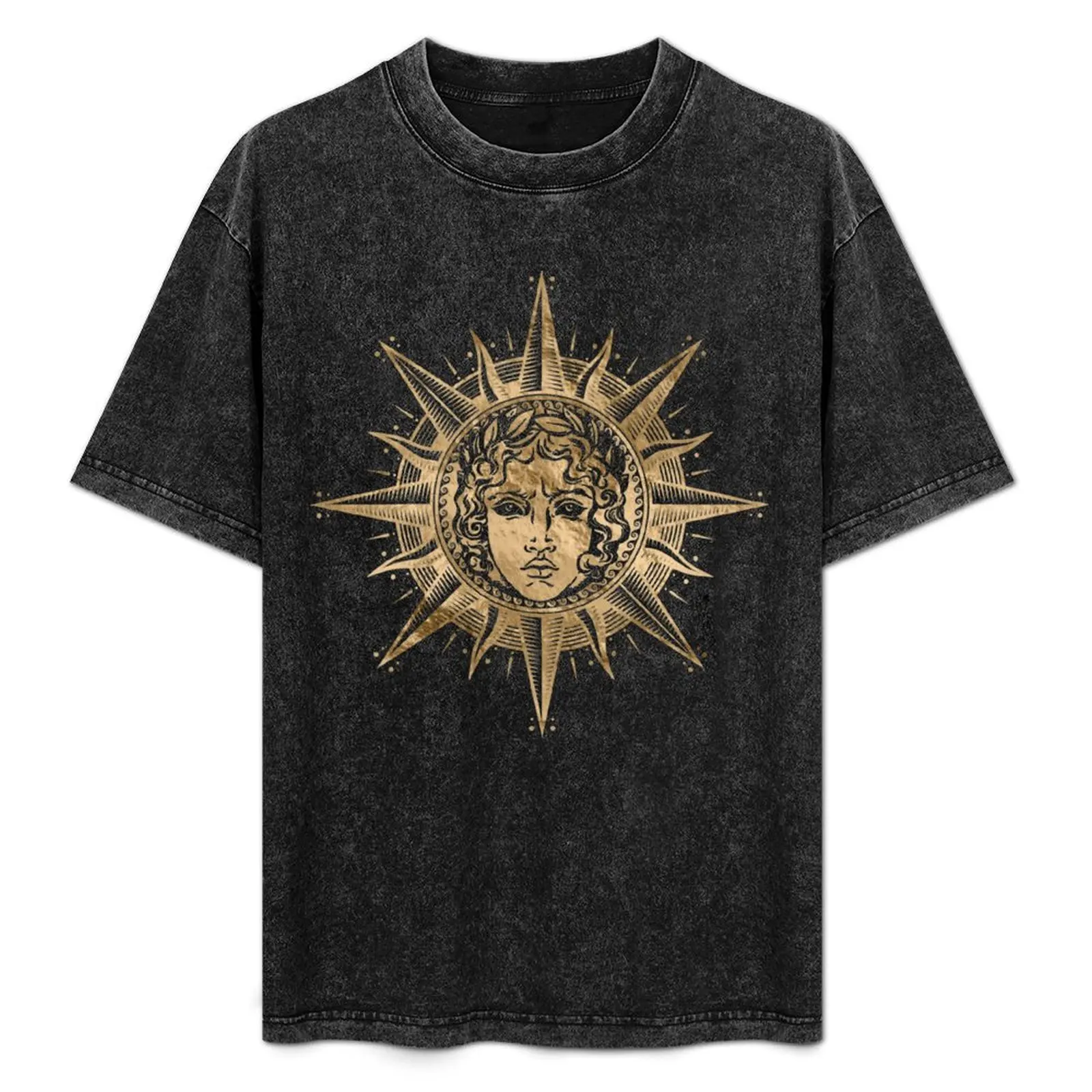 

Golden Apollo Sun God T-Shirt Breathable Workout Short Sleeve Top