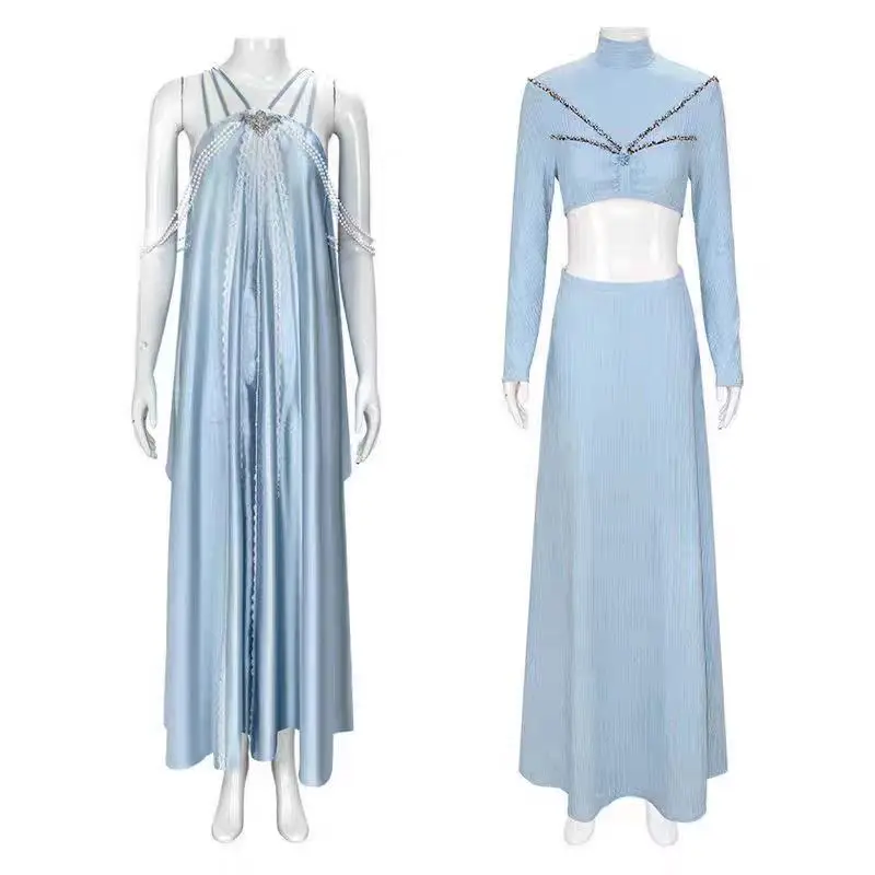 Padme Cosplay Nachthemd Fantasia Kostüm Nacht Kleid Verkleidung Für Weibliche Frauen Erwachsene Halloween Karneval Party Anzug