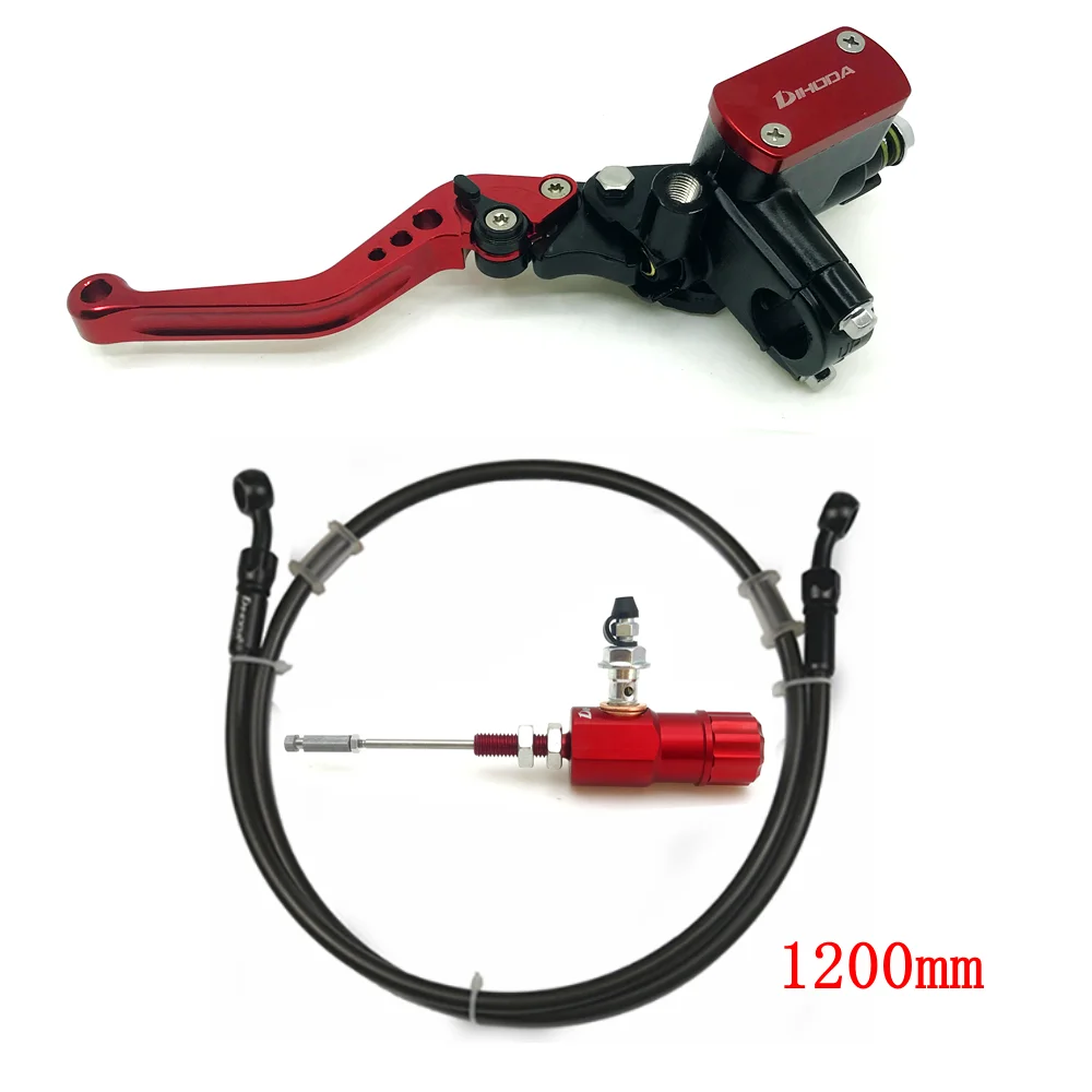 CNC motocicleta pistão, cilindro mestre Kit, alavanca da embreagem, bomba de embreagem hidráulica, Honda, Yamaha, Kawasaki, Suzuki, 7/8 \