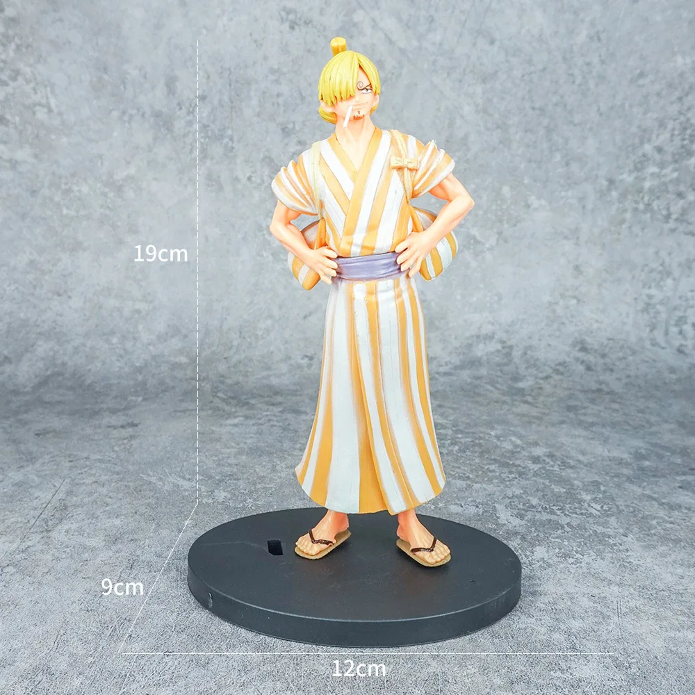 

Anime Sanji One Piece Ornament Figurine birthday Cake Baking Decor Figure Statue Doll Ornament Collection PVC Model Toy Gift