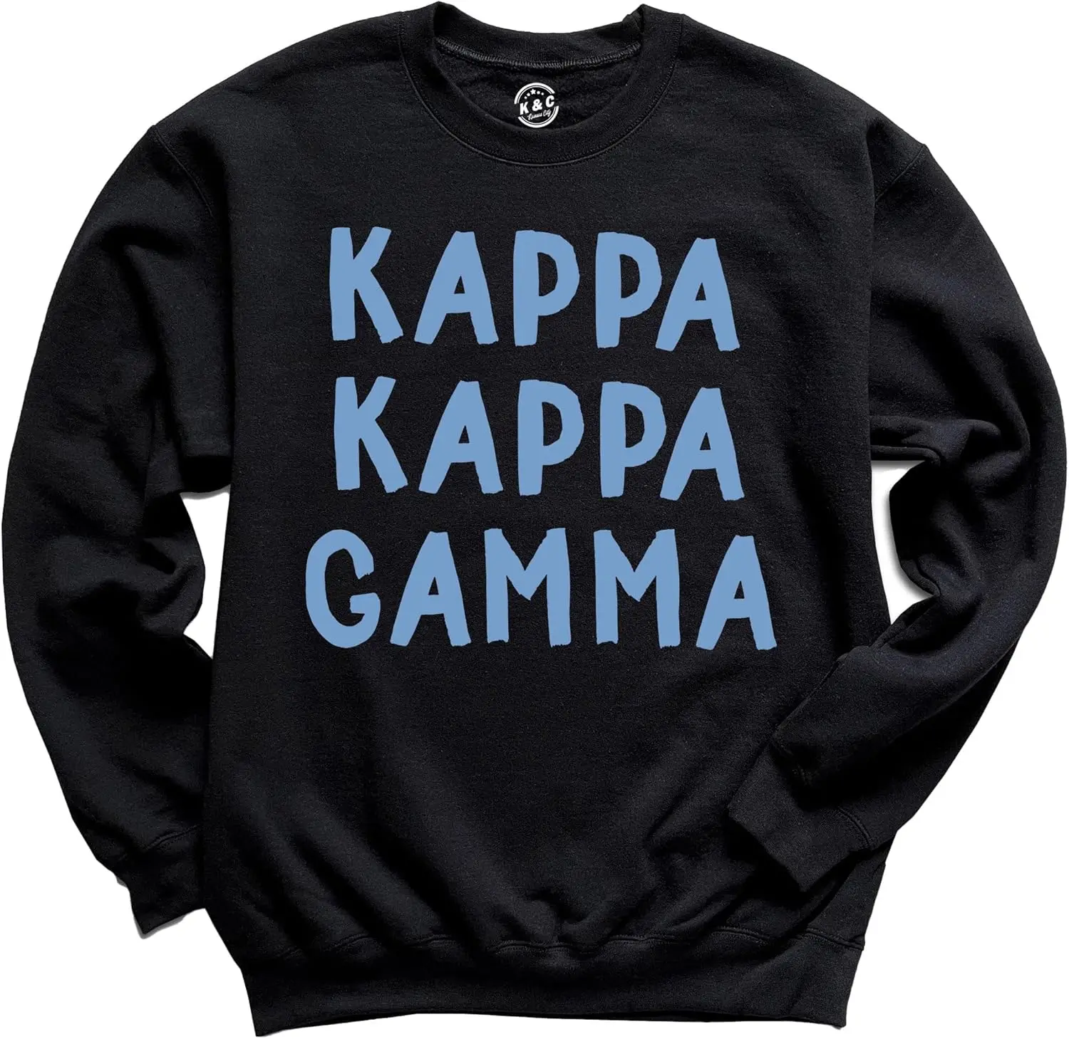 

Толстовка Kappa Kappa Gamma — толстовка с круглым вырезом KAPPA Blue Bubble Letter Sorority