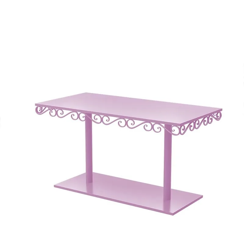 

Nordic outdoor wrought iron double chair Internet celebrity restaurant B & B commercial leisure table and chair combination cour