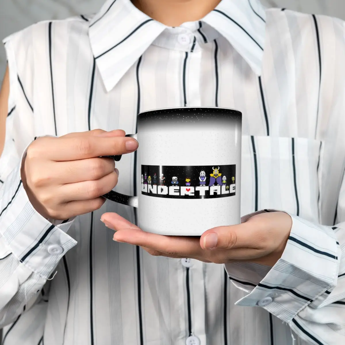 Graphic Video Game Undertale Monster Friend Mug Funny Ceramic Coffee Cups Tea Mugs Milk Cup Drinkware Gift for Woman Man