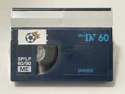 One Blank Authentic SP60 / LP90 Minutes DVM60MEEA Mini DV Digital Video Recording Cassette Tapes.