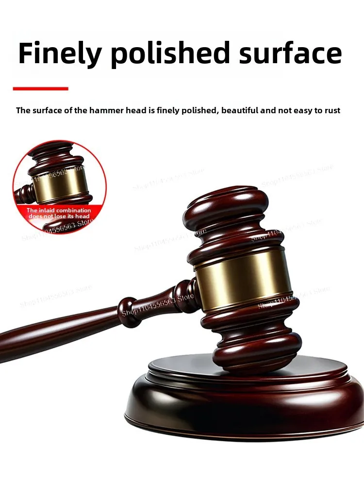 

44. Court Реквизит Аукционный молоток Реквизит, захват Чжоу Судный молоток Юрист Молот