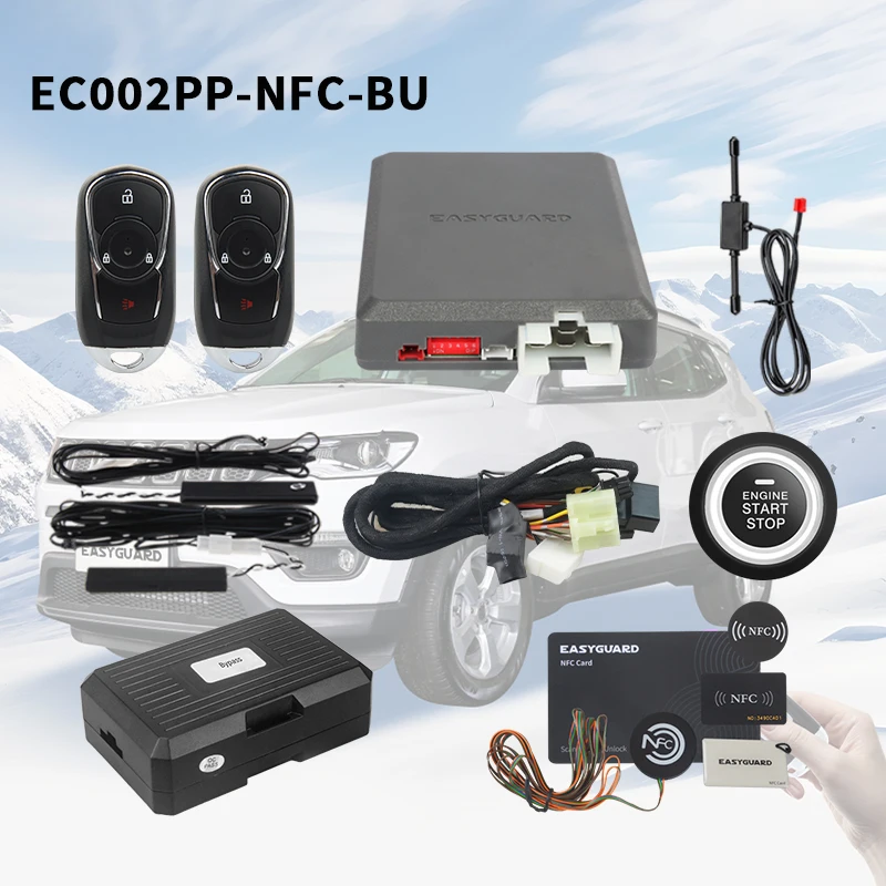 EASYGUARD CAN BUS pke car alarm for Jeep Compass, Patriot, Commander, Chrysler sebring, Chrysler 300C, Wrangler