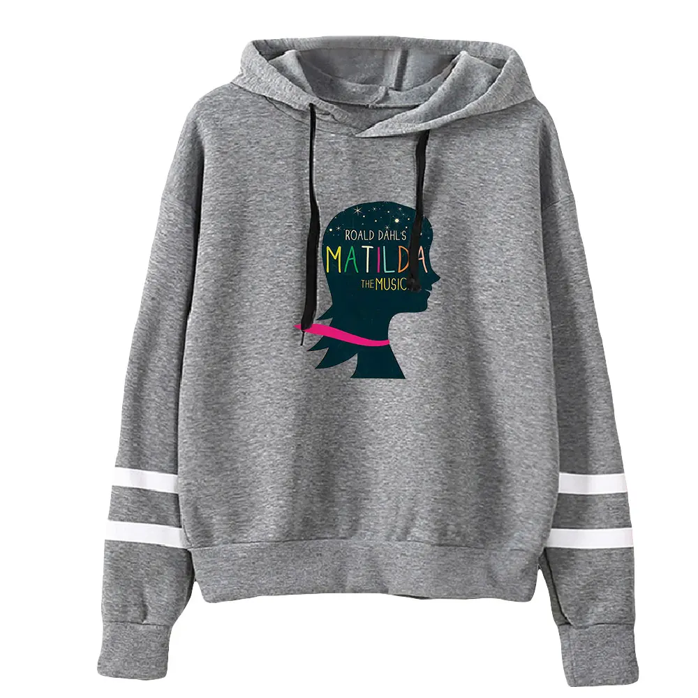 Roald Dahl's Matilda the Musical Movie Pocketless Parallel Bars Sleeve Sweatshirt Men Women's Hoodie New Fashion Clothes