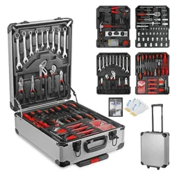 Portable Professional 797 Piece Chrome Vanadium Household Car Repair Manual Toolbox Set Trolley Case