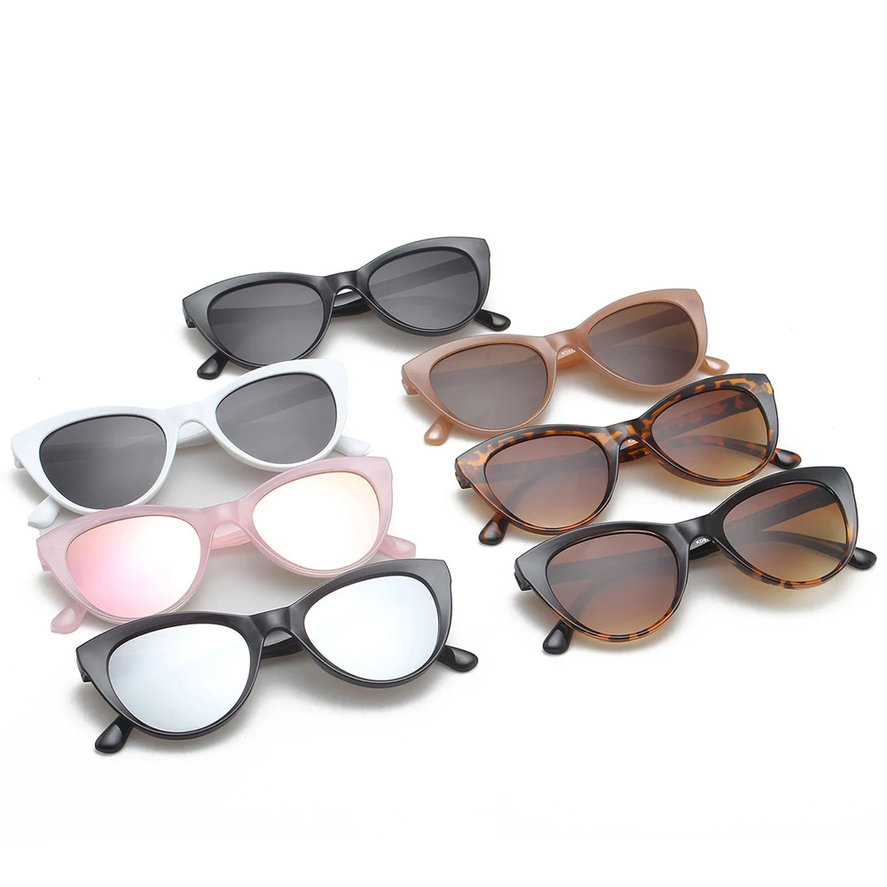 Neue Vintage Cat-Eye Sonnenbrille für Damen und Herren, Marken-Rundsonnenbrille, Ovale Brillen für Männer und Frauen