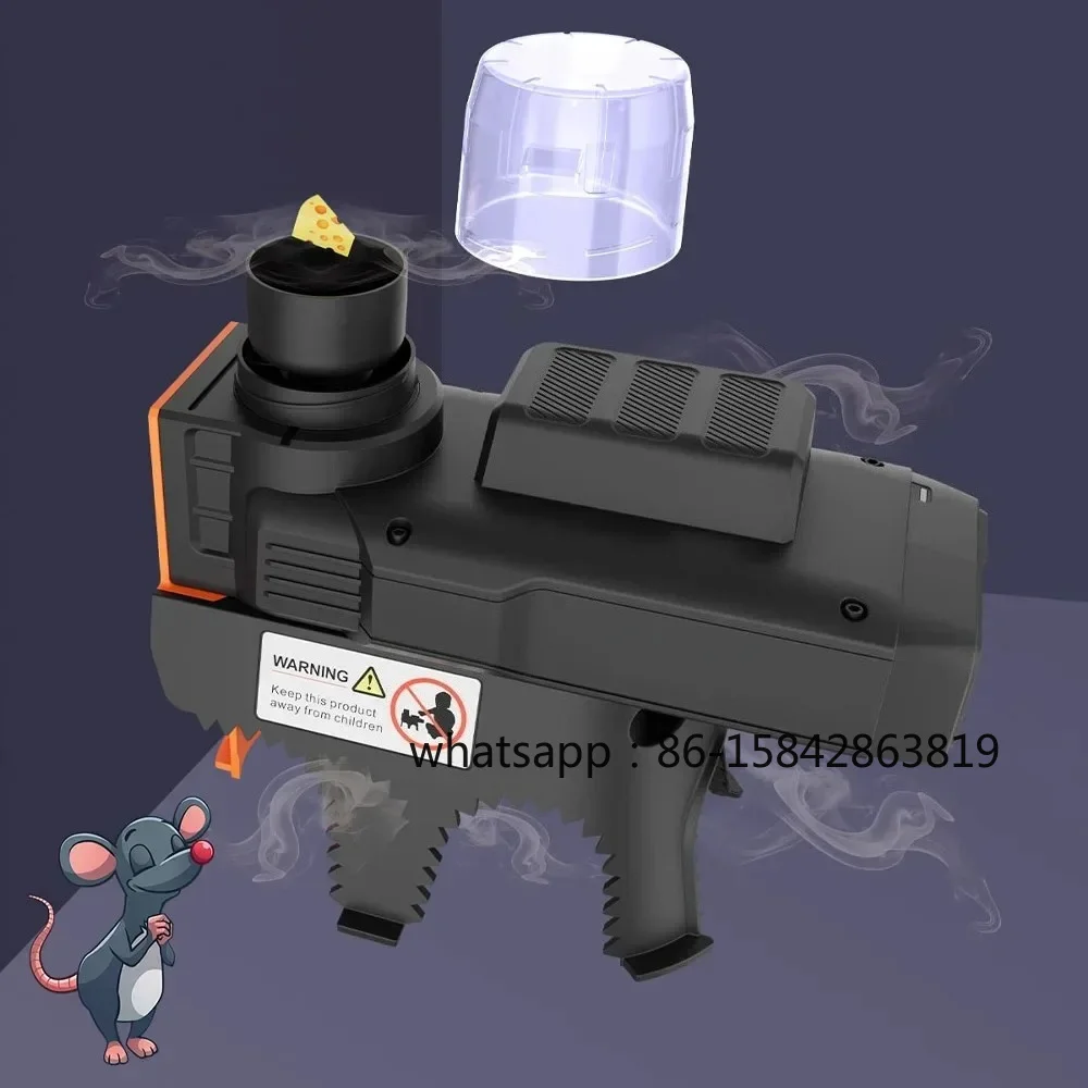 Electric Rat Traps Indoor for Home, Anti-Escape, No Touch, No View Effective Humane Electric Rat Trap Zapper, MK47, Black