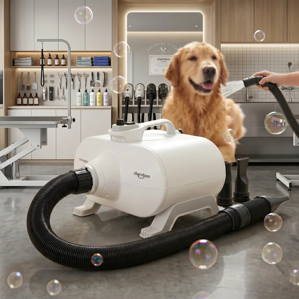 Salon-level Typhoon Pet Products Low Noise Professional Dog Grooming Salon DHD-3000F Sainbao Dog Hair Dryer