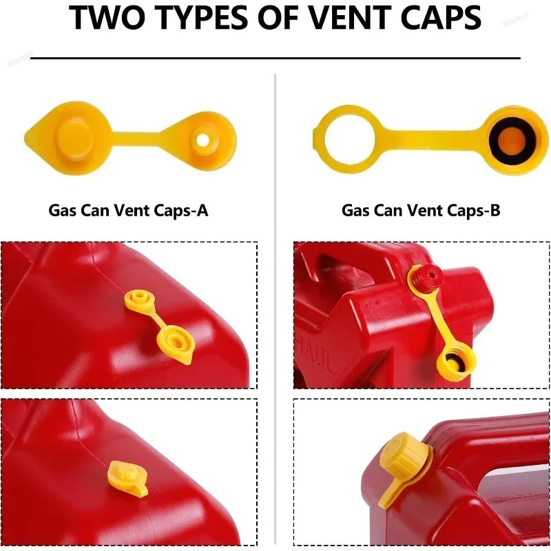 Gas Can Spout threaded fittings and high-strength ABS plastic nozzle detail for secure connection