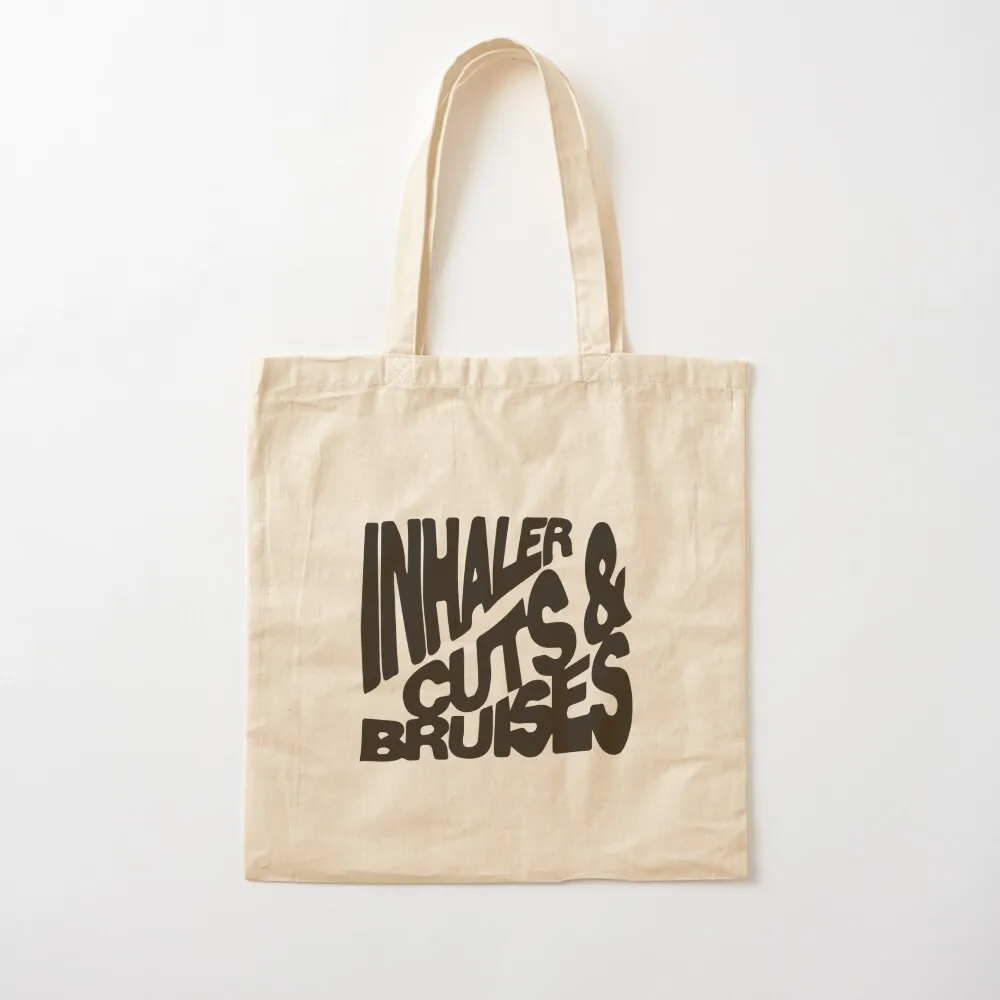 

Inhaler Cuts and Bruises Album Cover Sticker Poster Tshirt Tote Bag custom fabric bag Women's shopping bag Canvas Tote